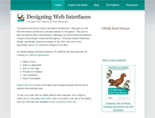Tablet Screenshot of designingwebinterfaces.com